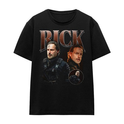 Front - The Walking Dead Womens/Ladies The Ones Who Lived Rick Homage T-Shirt