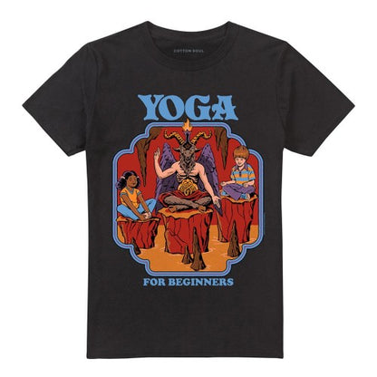 Front - Steven Rhodes Mens Yoga For Beginners Long-Sleeved T-Shirt