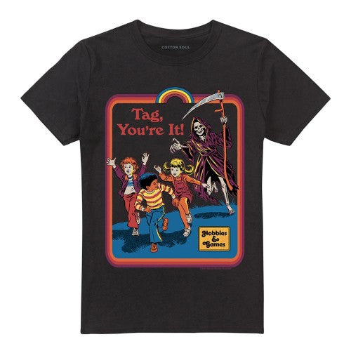 Front - Steven Rhodes Unisex Adult Tag You´re It T-Shirt