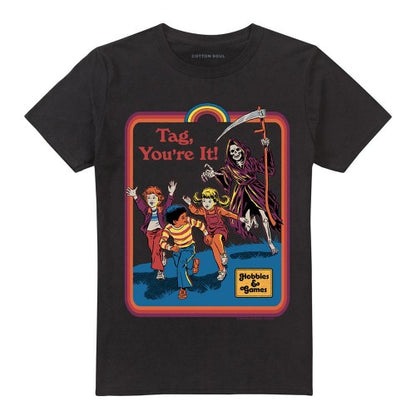 Front - Steven Rhodes Unisex Adult Tag You´re It T-Shirt