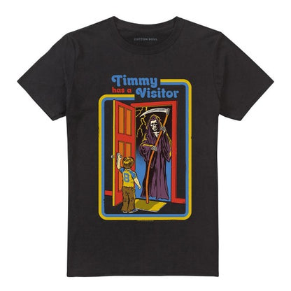 Front - Steven Rhodes Unisex Adult Timmy Has A Visitor T-Shirt