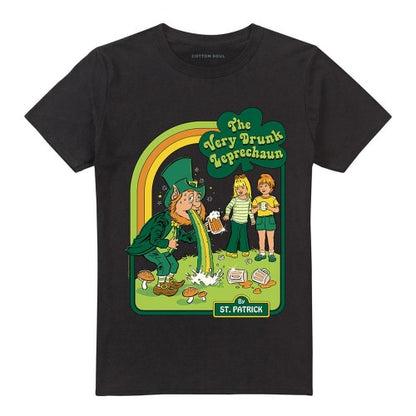 Front - Steven Rhodes Unisex Adult The Very Drunk Leprechaun T-Shirt