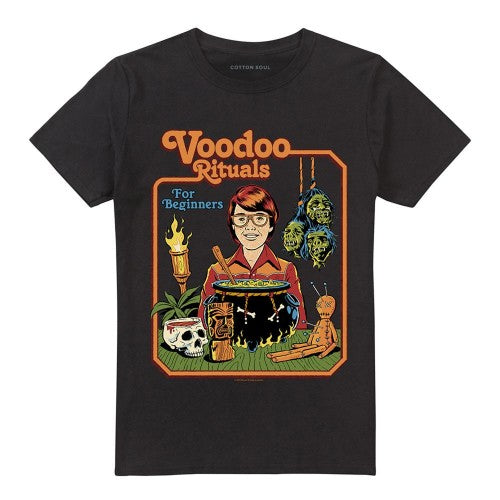 Front - Steven Rhodes Unisex Adult Voodoo Rituals T-Shirt