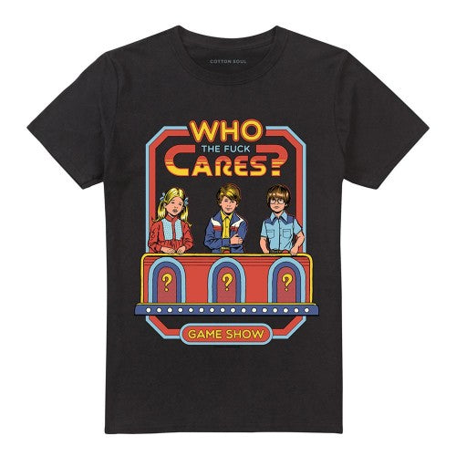 Front - Steven Rhodes Unisex Adult Who Gives A Shit T-Shirt