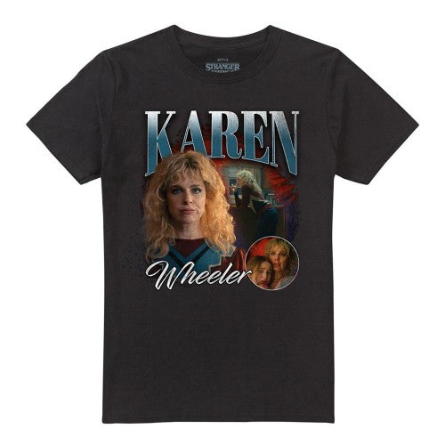 Front - Stranger Things Unisex Adult Karen Wheeler Homage T-Shirt
