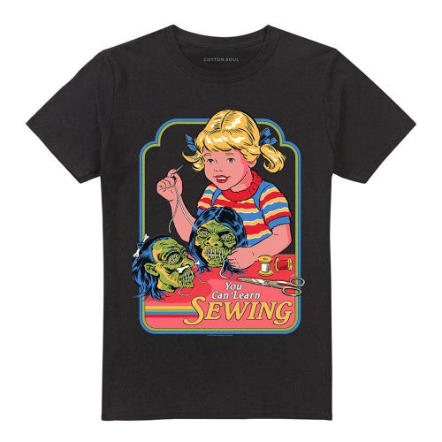 Front - Steven Rhodes Unisex Adult You Can Learn Sewing T-Shirt