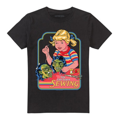 Front - Steven Rhodes Unisex Adult You Can Learn Sewing T-Shirt