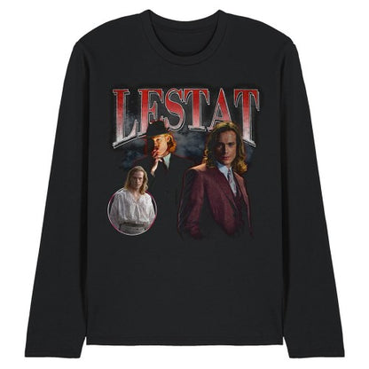 Front - Interview With The Vampire Unisex Adult Lestat Homage Long-Sleeved T-Shirt
