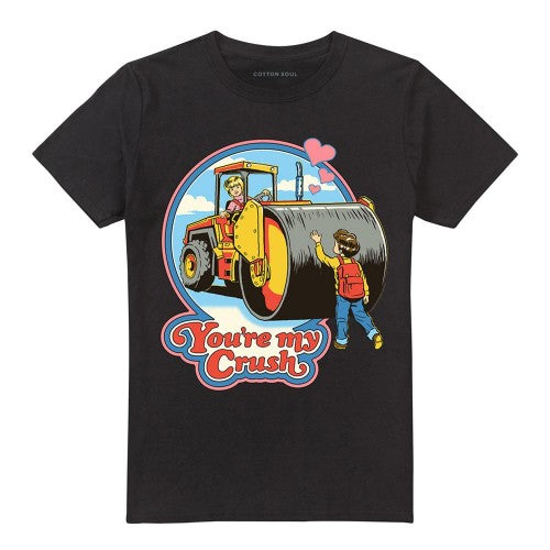 Front - Steven Rhodes Unisex Adult You´re My Crush T-Shirt