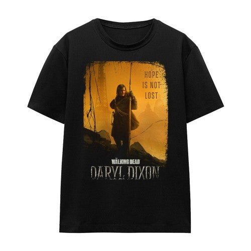 Front - The Walking Dead Unisex Adult Daryl Dixon Poster T-Shirt