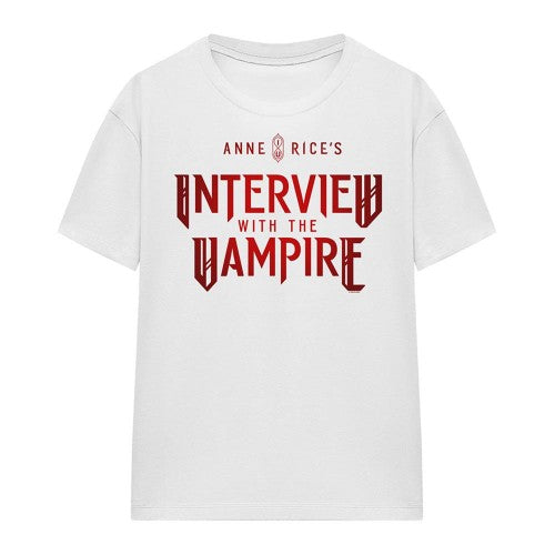 Front - Interview With The Vampire Womens/Ladies Red Logo T-Shirt