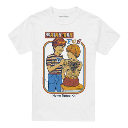Front - Steven Rhodes Unisex Adult Rainy Day Fun T-Shirt