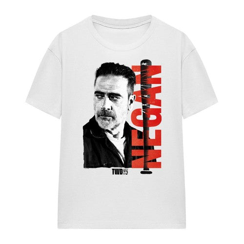 Front - The Walking Dead Womens/Ladies 15 Negan T-Shirt