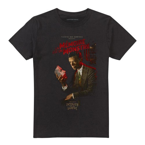 Front - Interview With The Vampire Unisex Adult La Memoire Poster T-Shirt