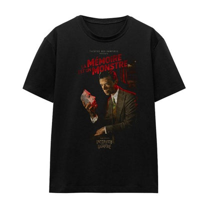 Front - Interview With The Vampire Womens/Ladies La Memoire Poster T-Shirt