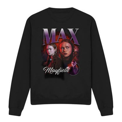 Front - Stranger Things Unisex Adult Max Homage Sweatshirt