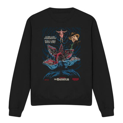 Front - Stranger Things Unisex Adult Butcher Billy Chapter 7 Sweatshirt