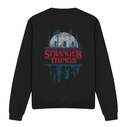 Front - Stranger Things Unisex Adult Silhouette Sweatshirt