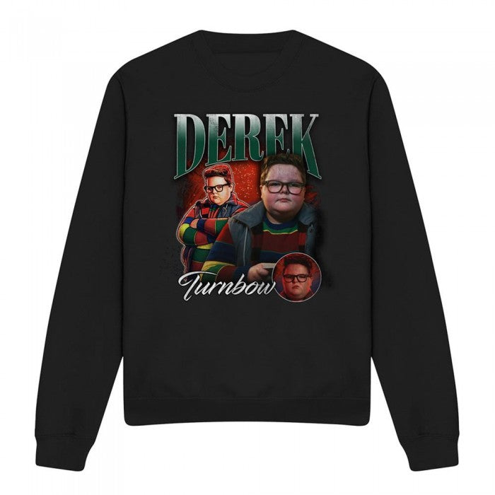 Front - Stranger Things 5 Unisex Adult Derek Turnbow Homage Sweatshirt