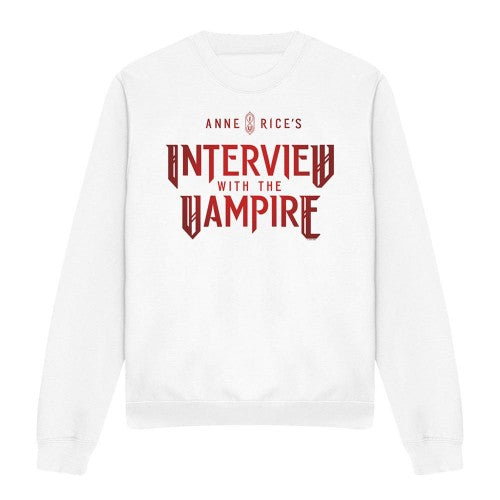 Front - Interview With The Vampire Unisex Adult Red Logo Sweatshirt