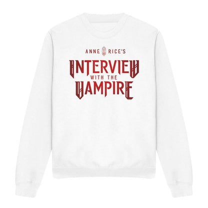 Front - Interview With The Vampire Unisex Adult Red Logo Sweatshirt