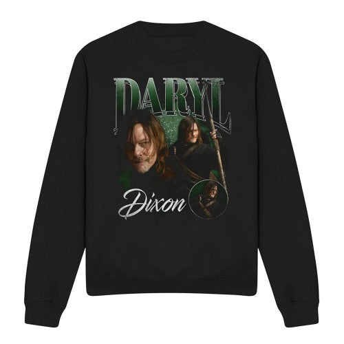 Front - The Walking Dead Unisex Adult Daryl Dixon Homage Sweatshirt