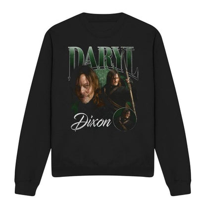 Front - The Walking Dead Unisex Adult Daryl Dixon Homage Sweatshirt