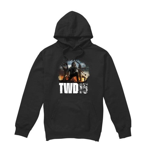 Front - The Walking Dead Unisex Adult Group Pose Hoodie