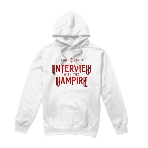 Front - Interview With The Vampire Unisex Adult Red Logo Hoodie