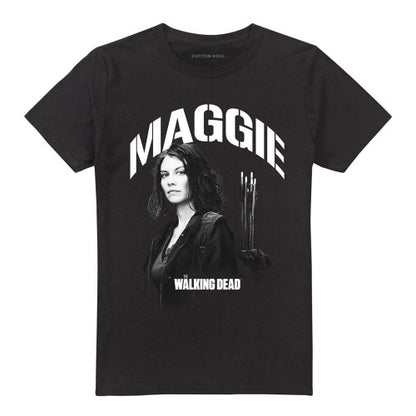 Front - The Walking Dead Unisex Adult Maggie Greene Mono T-Shirt