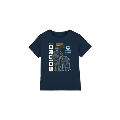 Front - Star Wars Childrens/Kids Rebel Droids T-Shirt