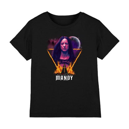 Front - Mandy Childrens/Kids Burning Triangle T-Shirt