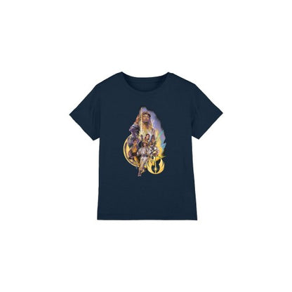Front - Star Wars: The Acolyte Childrens/Kids High Republic Group Poster T-Shirt