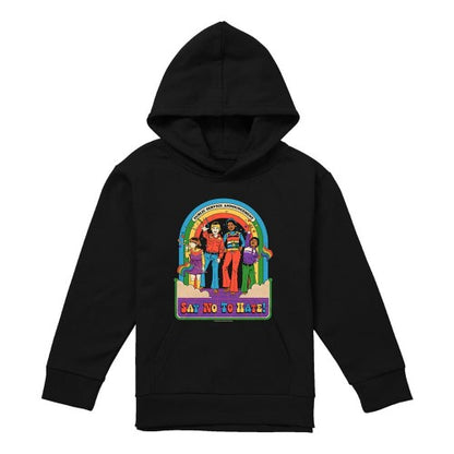 Front - Steven Rhodes Childrens/Kids Say No To Hate Hoodie