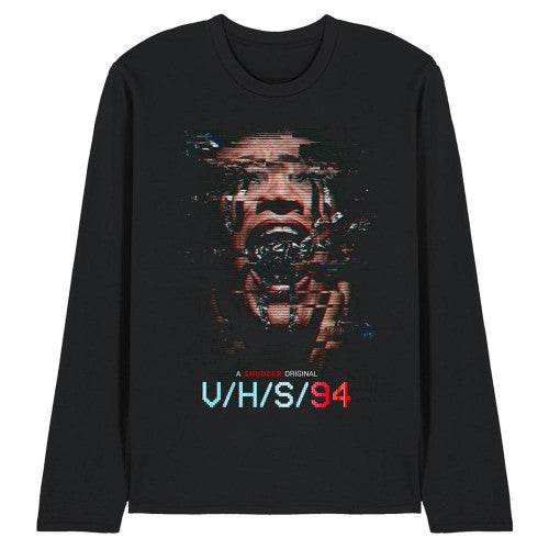 Front - V/H/S/94 Unisex Adult Key Art Long-Sleeved T-Shirt