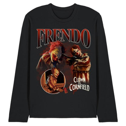 Front - Clown In A Cornfield Unisex Adult Bootleg Style Frendo Long-Sleeved T-Shirt