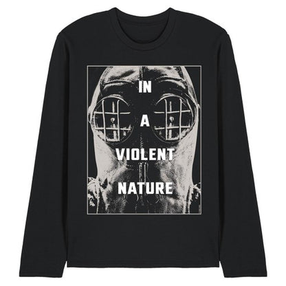 Front - In A Violent Nature Unisex Adult Large Mask Long-Sleeved T-Shirt