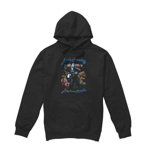 Front - Elvis Presley Unisex Adult Memphis Hoodie