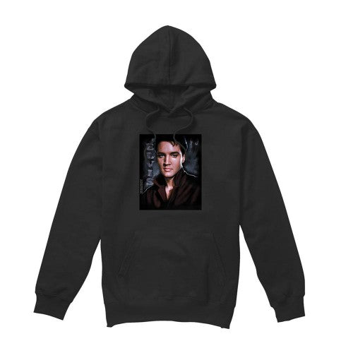 Front - Elvis Presley Unisex Adult Tough Hoodie