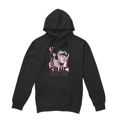 Front - Elvis Presley Unisex Adult 70S Star Hoodie