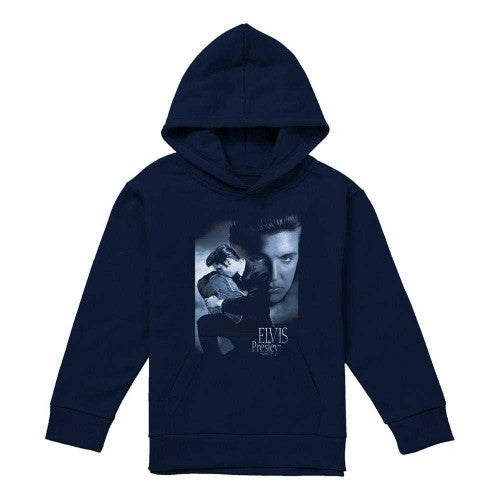 Front - Elvis Presley Childrens/Kids Reverent Pull Over Hoodie