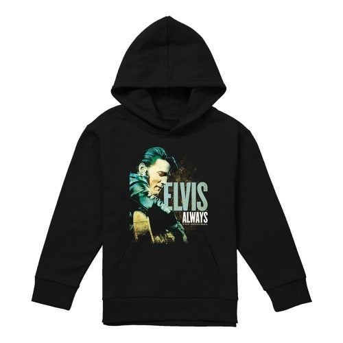 Front - Elvis Presley Childrens/Kids Always The Original Pull Over Hoodie