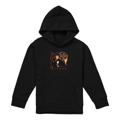 Front - Elvis Presley Childrens/Kids Pull Over Karate Hoodie