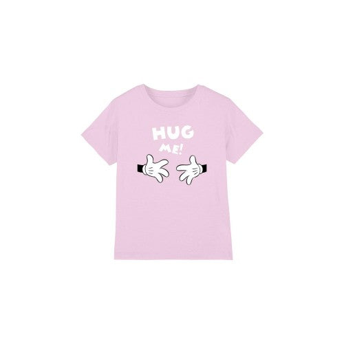 Front - Disney Childrens/Kids Hug Me Mickey Mouse Valentine`s Day T-Shirt