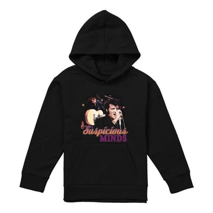 Front - Elvis Presley Childrens/Kids Suspicious Minds Pull Over Hoodie