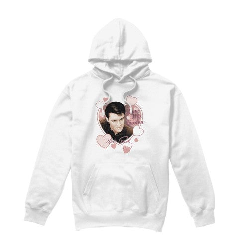 Front - Elvis Presley Unisex Adult Love Me Tender Hoodie