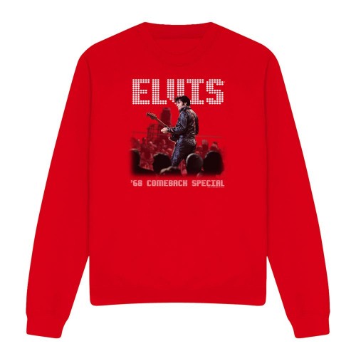 Front - Elvis Presley Unisex Adult Return Of The King Sweatshirt