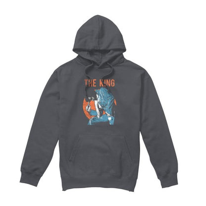 Front - Elvis Presley Unisex Adult Mic In Hand Hoodie