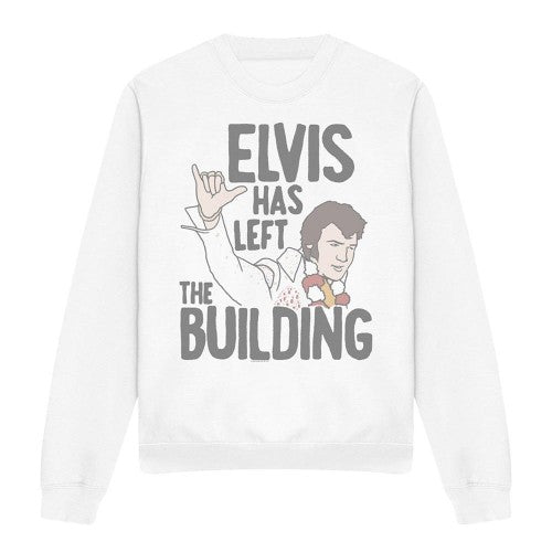 Front - Elvis Presley Unisex Adult Has Left The Building Sweatshirt