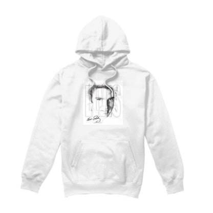 Front - Elvis Presley Unisex Adult Blue Eyes Hoodie